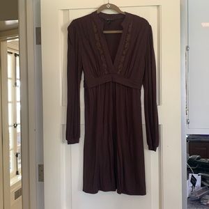 Brown BCBG dress